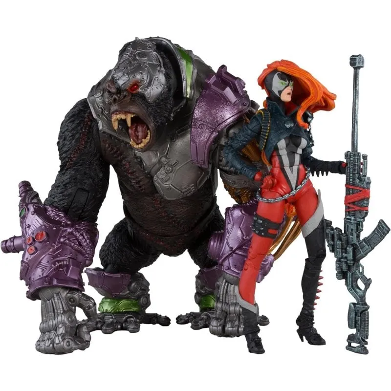 Figura Spawn McFarlane She Spawn e Cygor Articolate 18 cm Pack - immagine 1