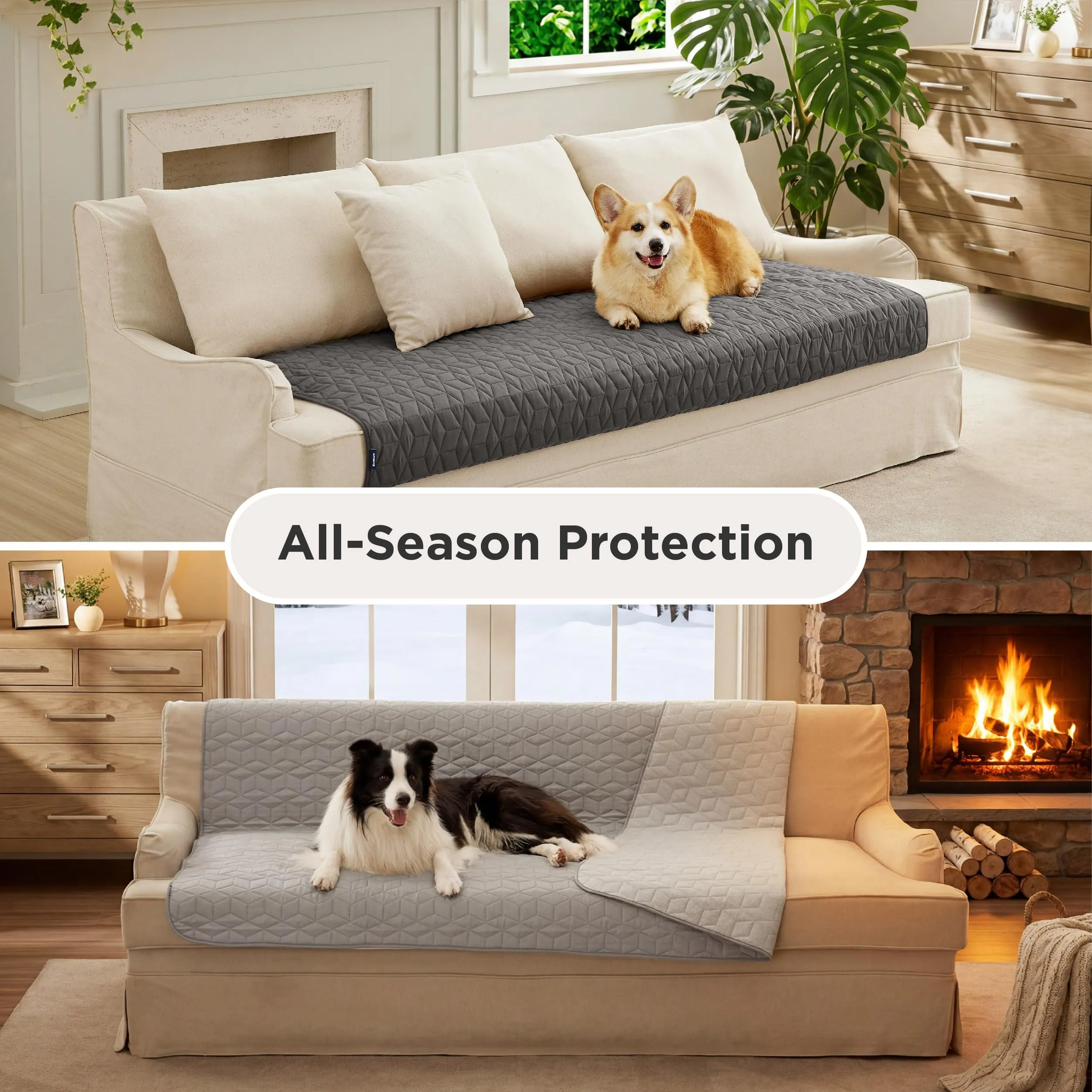 Bedsure Copridivano Impermeabile per Cane, Coperta per Cani, 132x208 cm - immagine 4
