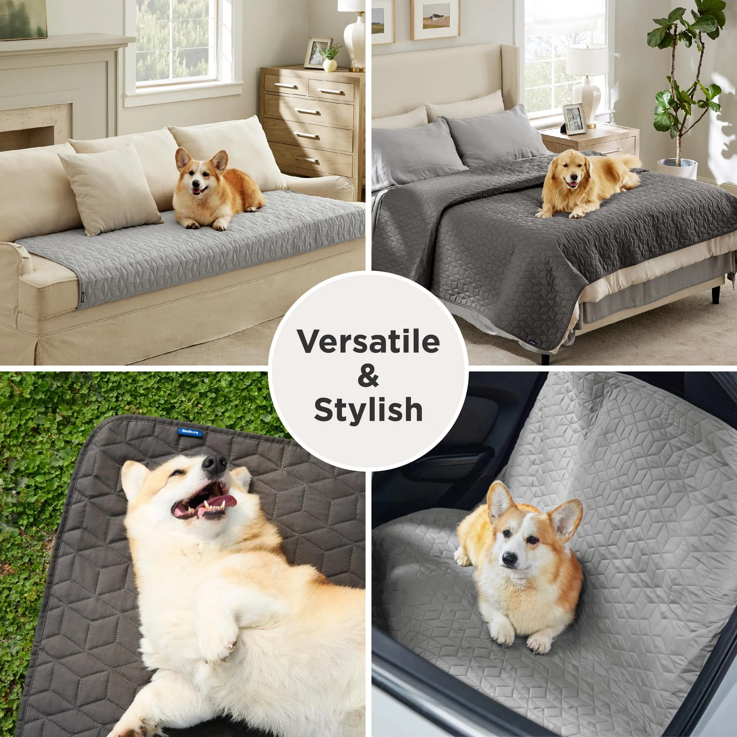 Bedsure Copridivano Impermeabile per Cane, Coperta per Cani, 132x208 cm - immagine 8