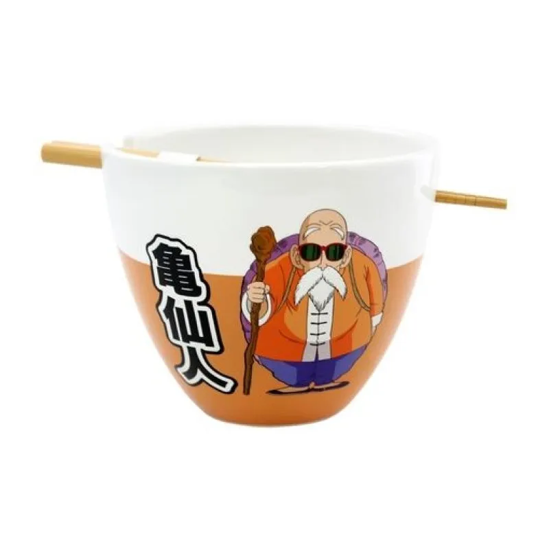Ciotola Ramen Dragon Ball Z Maestro Roshi 473 ml con Bacchette - immagine 1