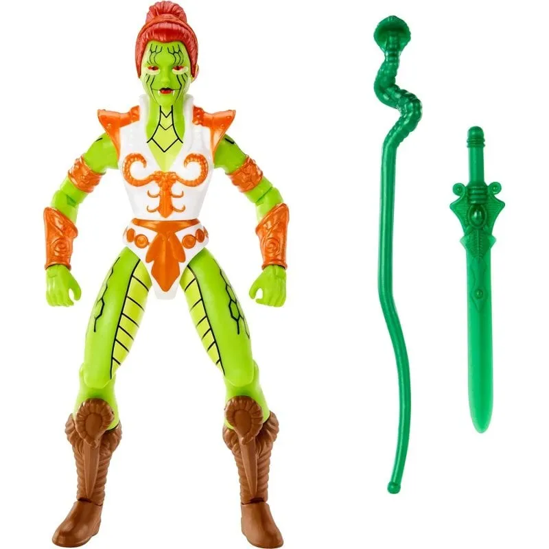 Figura articolata Snake Teela Masters Of The Universe 14 cm con accessori - immagine 1