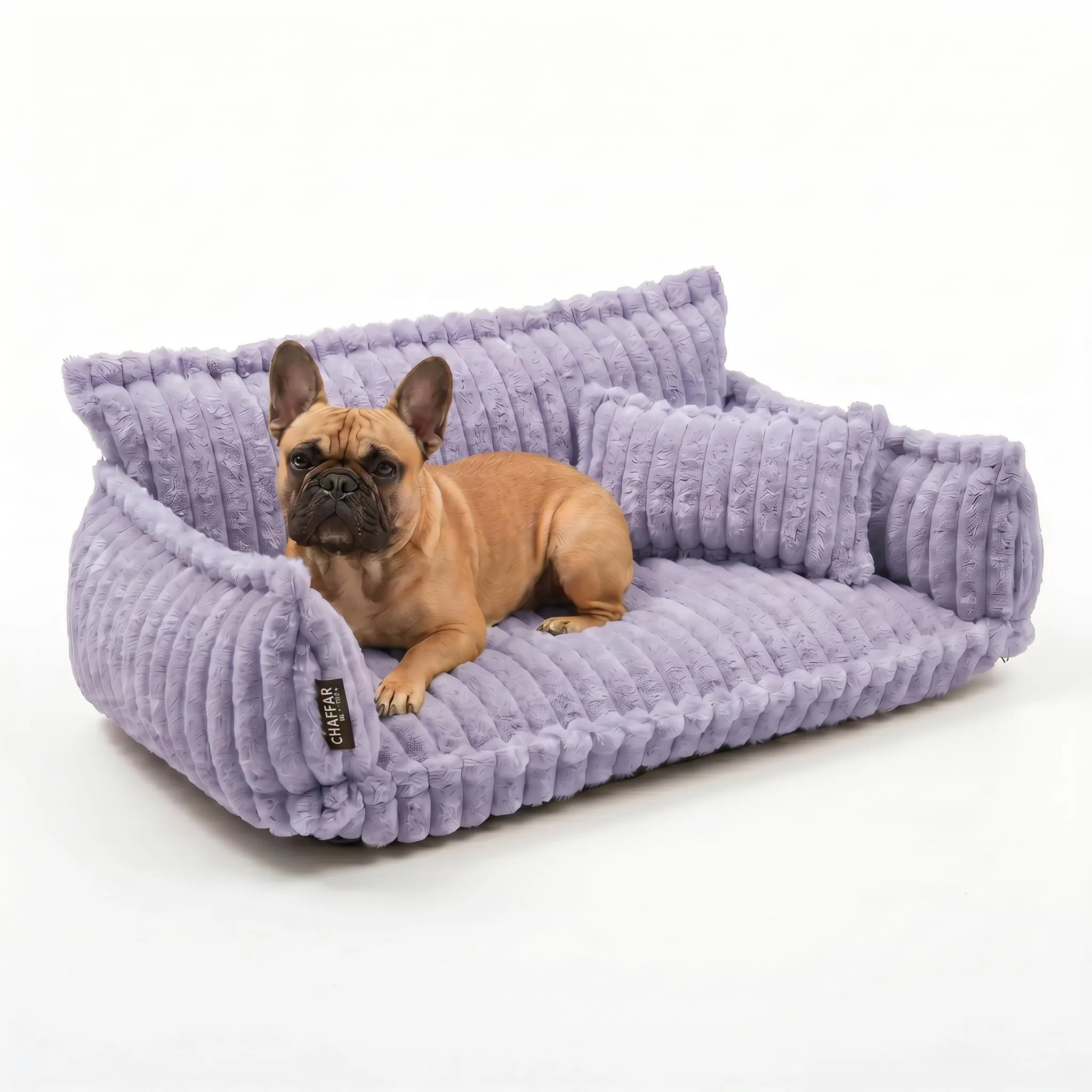 noviclass Divano Chaffar per cani | Cuccia per cani | Materasso ortopedico | Stile moderno | Design in velluto a coste - immagine 1