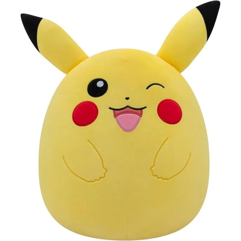 Peluche Pokémon Pikachu Squishmallows 35 cm Ufficiale Kellytoy - immagine 1