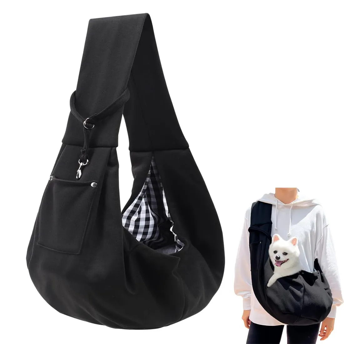 GNHG Borsa da Viaggio per Cani, Regolabile Borsa da Viaggio per Cani Piccola, per CaneGatto Fino a 7.5 KG, per Viaggio, Ciclismo, Passeggiata - immagine 1