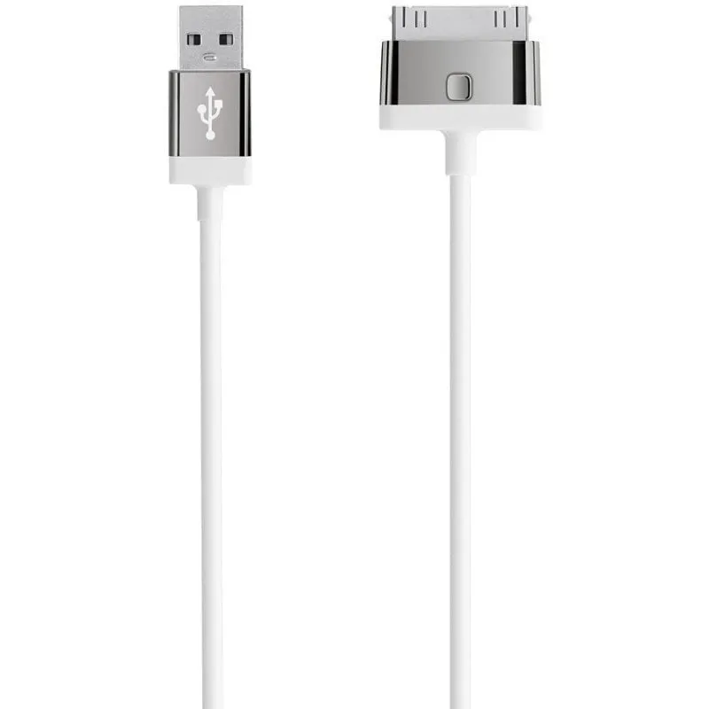 Cavo USB Belkin MixIt con connettore a 30 pin da 1,2 m bianco - immagine 1