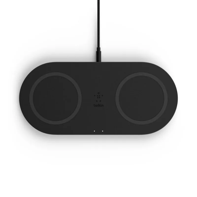 Belkin Tappetino di Ricarica Wireless Doppio 2 X 10W - Nero - immagine 1