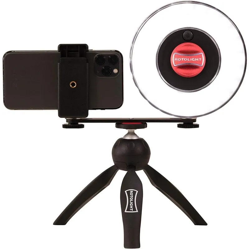 Kit luce anulare LED Rotolight VideoVlogging RL48 per creatori di contenuti - immagine 1