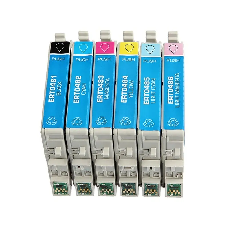 Cartuccia Epson T0487 Multipack R200 R300 RX500 RX600 Colori Multipli - immagine 1