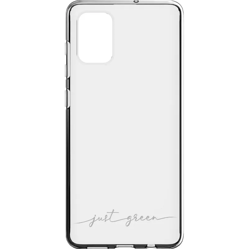 Custodia biodegradabile trasparente Just Green per Samsung Galaxy A71 - immagine 1