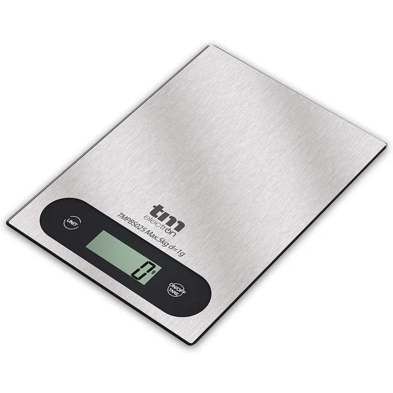 Bilancia da cucina TM Electron 5Kg in acciaio inossidabile - immagine 1