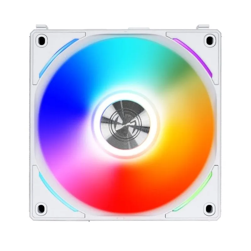Ventola supplementare Lian-Li UNI Fan AL120 da 120 mm bianca - immagine 1