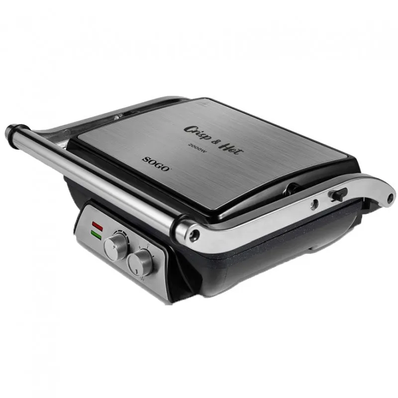Sogo Sandwich Maker Press Grill per 4 porzioni 2000W - immagine 1