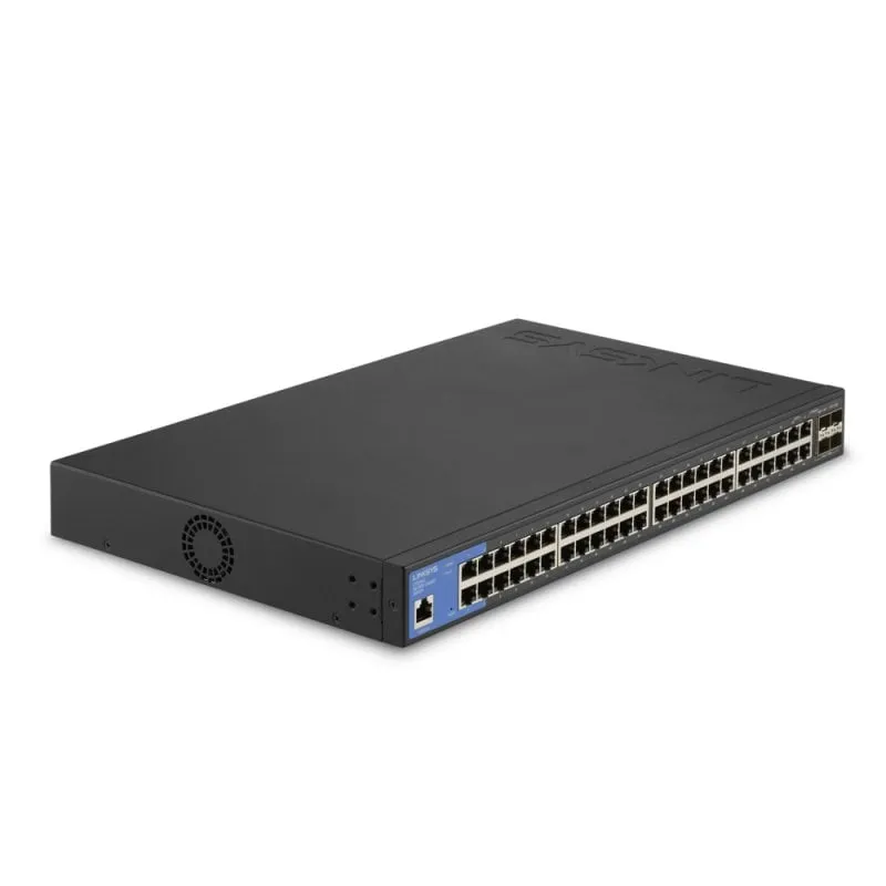 Linksys Switch di rete Gigabit gestito a 48 porte, 4 porte di uplink 10G SFP+ - immagine 1