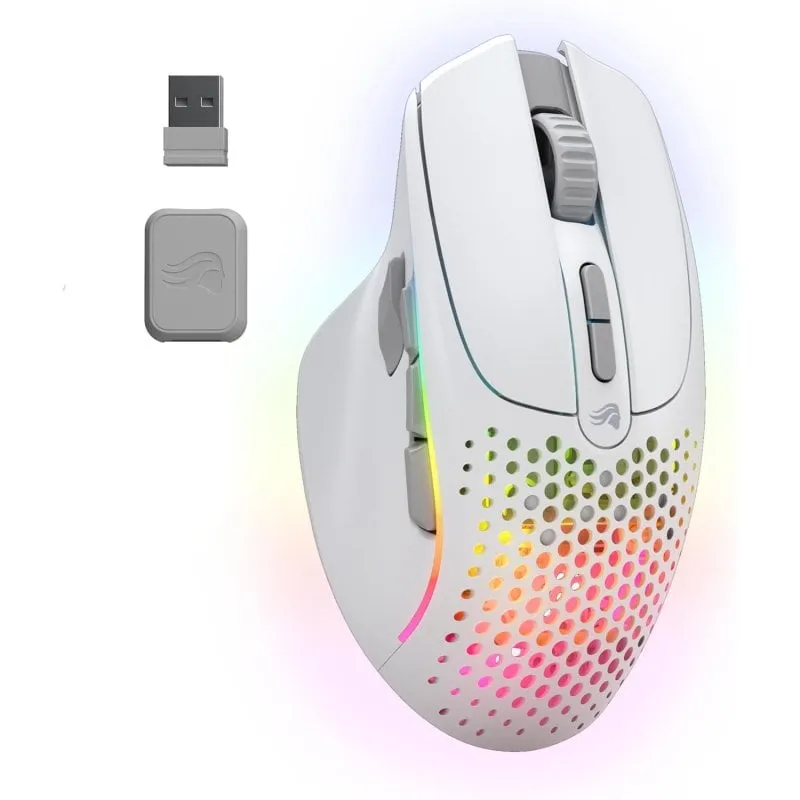 Mouse da gioco Glorious Model I 2 RGB 26000 DPI bianco - immagine 1