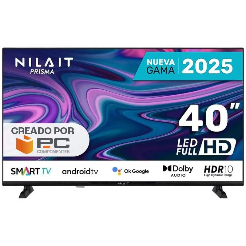 Smart TV LED Full HD senza cornice Nilait Prisma 40FC7002S - immagine 1