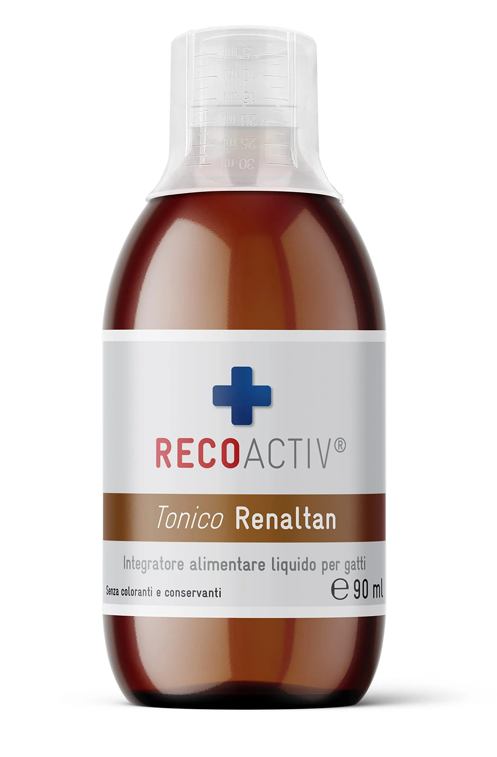 RECOACTIV Tonico Renaltan per Gatti, 3 x 90 ml, integratore Alimentare con chelante di fosfati per ridurre Il Contenuto di fosfato nell’Alimentazione in Caso di insufficienza renale o IRC. - immagine 5