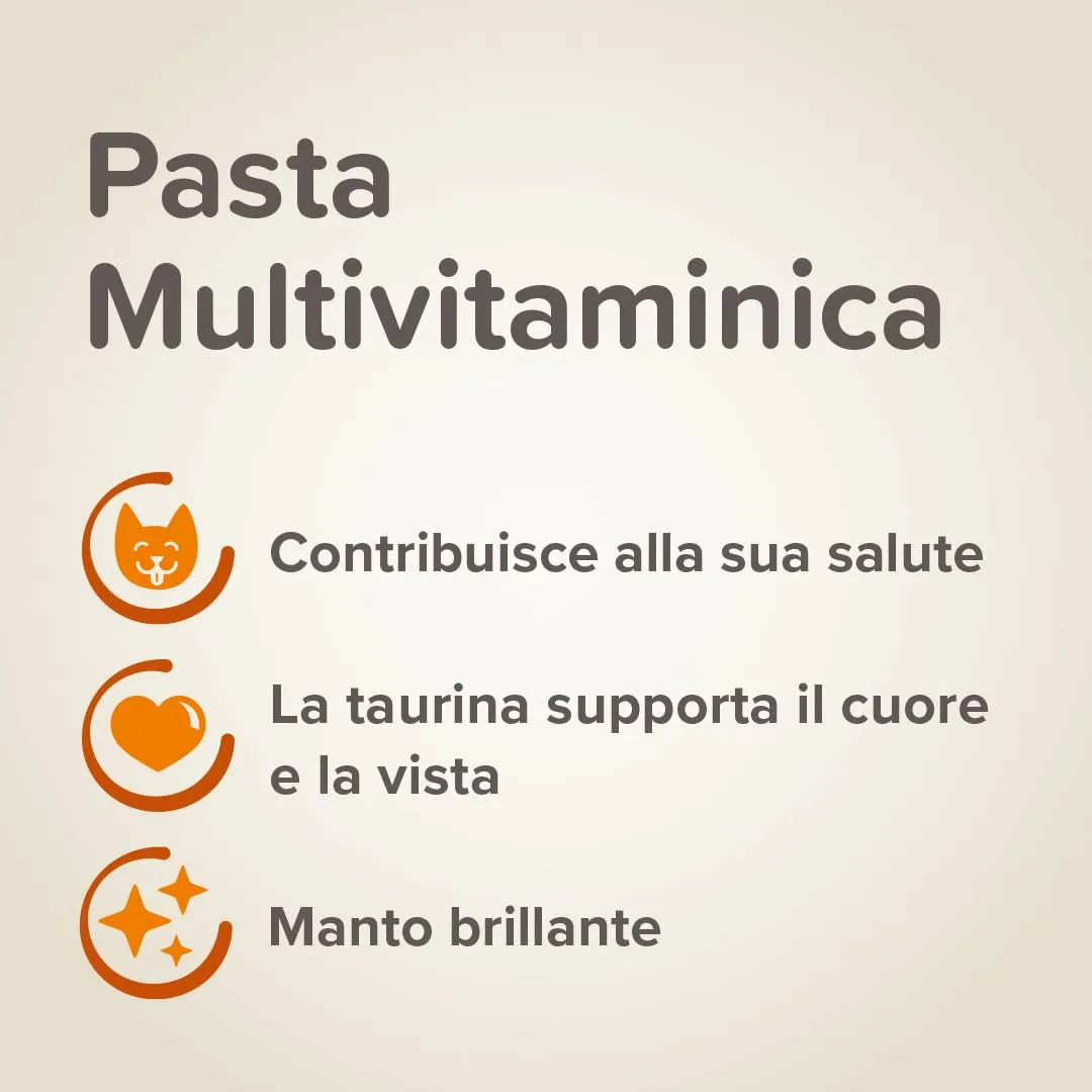 Beaphar, Pasta Multivitaminica per Gatti, Snack Quotidiano Gustoso Ricco di Vitamine e Minerali, Supporta la Salute di Cuore e Vista, Migliora la Brillantezza del Pelo, Tubetto 100 g - immagine 3