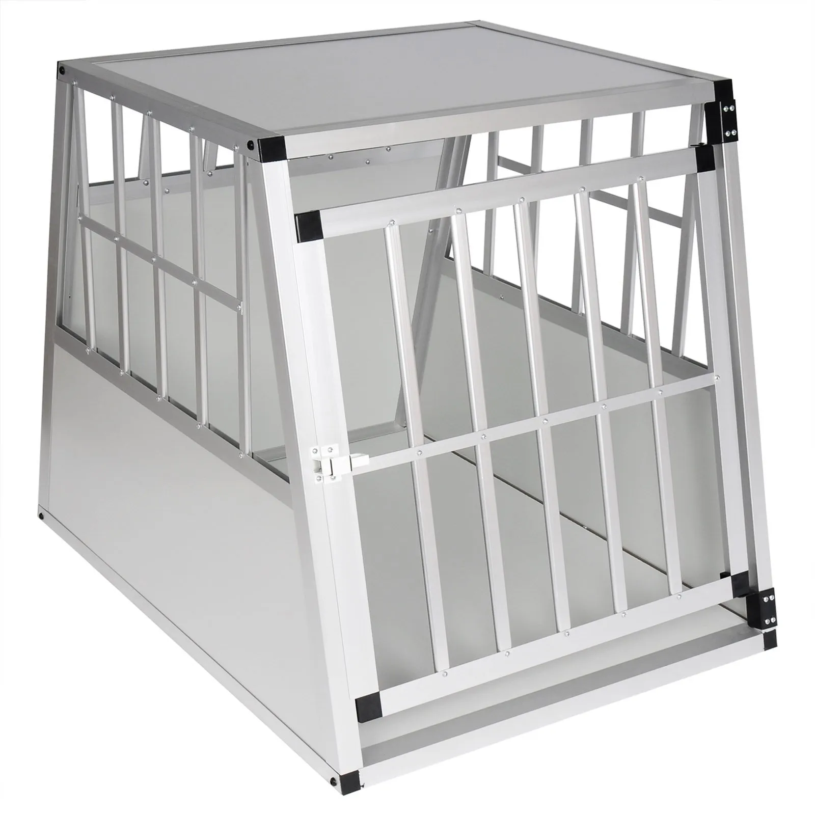 EUGAD Trasportino Cane Auto, Kennel Auto in Alluminio 65x85x71cm - immagine 1