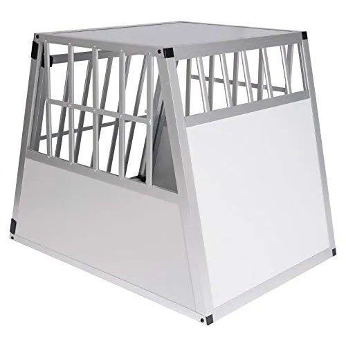 EUGAD Trasportino Cane Auto, Kennel Auto in Alluminio 65x85x71cm - immagine 4