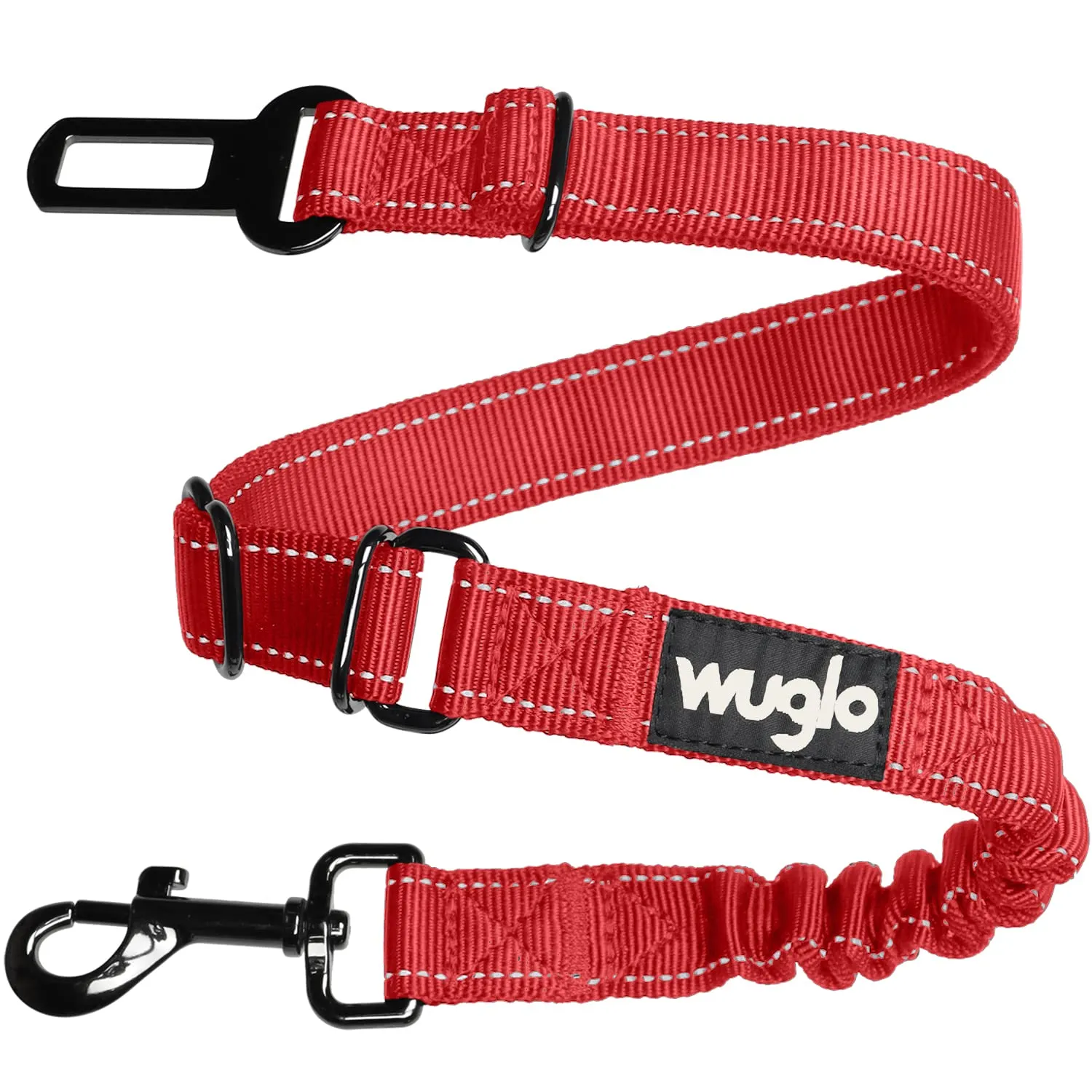 WUGLO Cintura Sicurezza Cani Auto | Lunghezza Regolabile da 30 a 95 cm - immagine 1