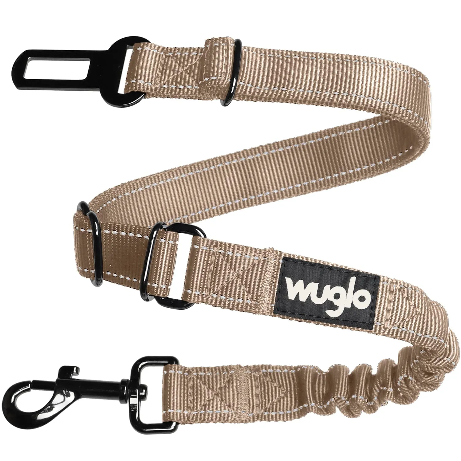 WUGLO Cintura Sicurezza Cani Auto | Lunghezza Regolabile da 30 a 95 cm - immagine 1