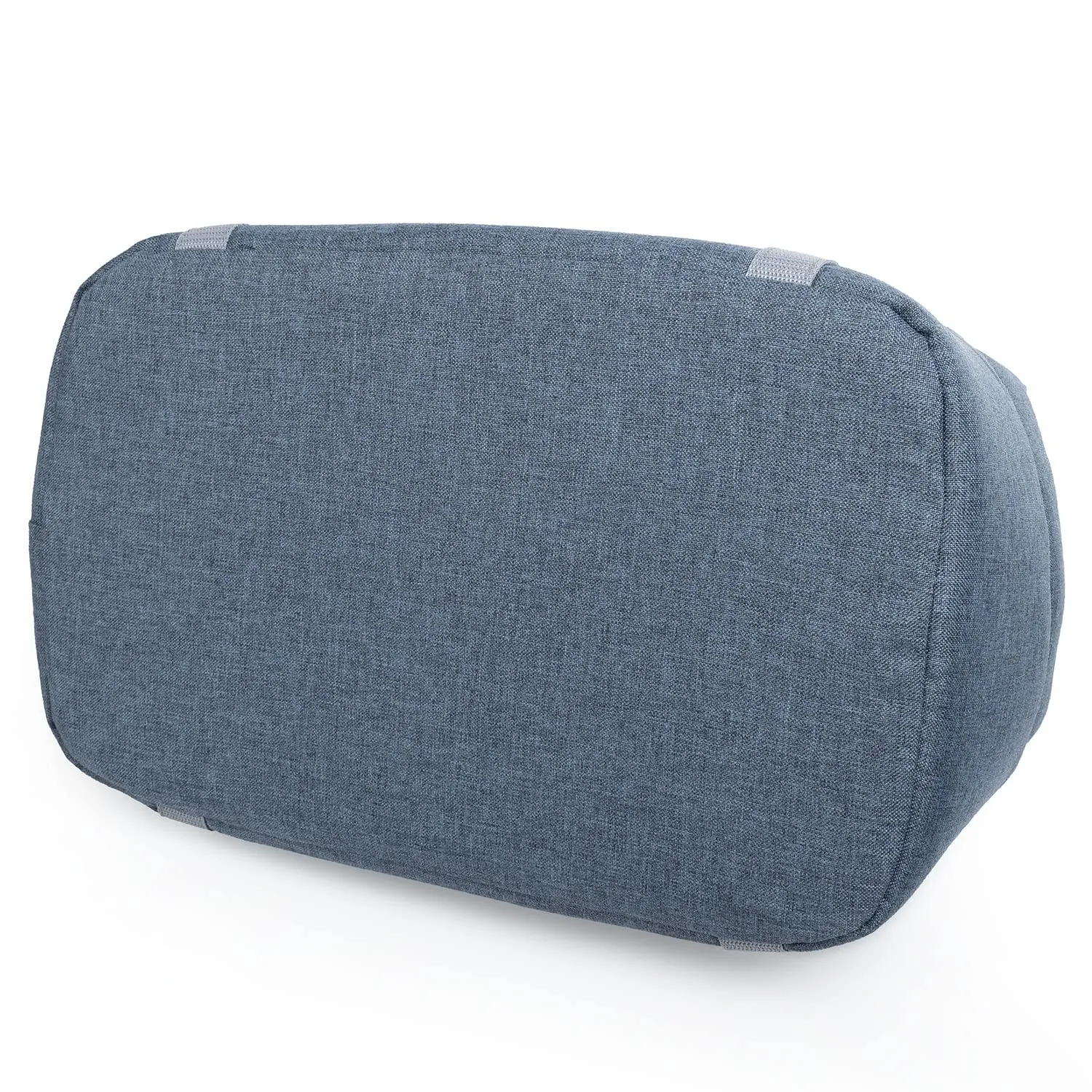 Borsa per il trasporto per cani e gatti | Borsa a tracolla per animali domestici con elastico con moschettone | fino a 15 kg | Materiale: poliestere | Taglia: L | Finto denim - immagine 7