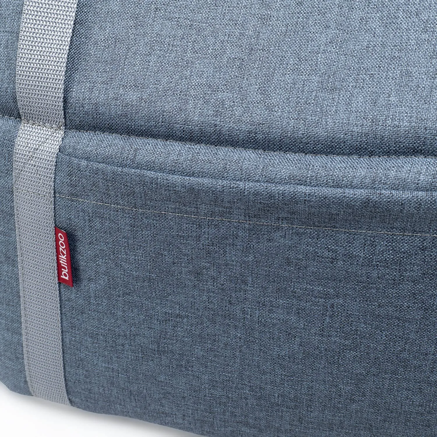 Borsa per il trasporto per cani e gatti | Borsa a tracolla per animali domestici con elastico con moschettone | fino a 15 kg | Materiale: poliestere | Taglia: L | Finto denim - immagine 9