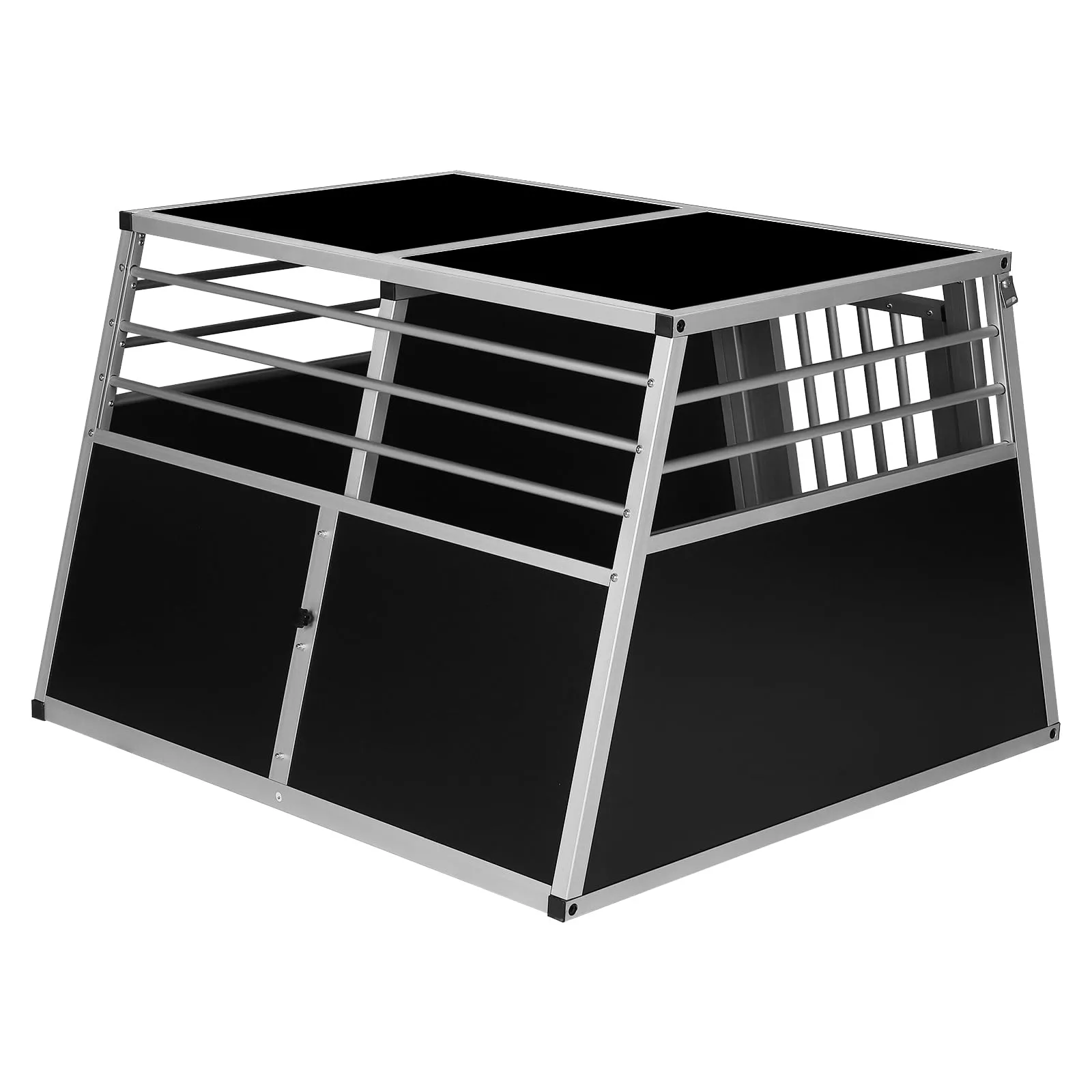 EUGAD Trasportino Doppio per Cani Auto, Kennel Cane Grande 97x92x66cm - immagine 5