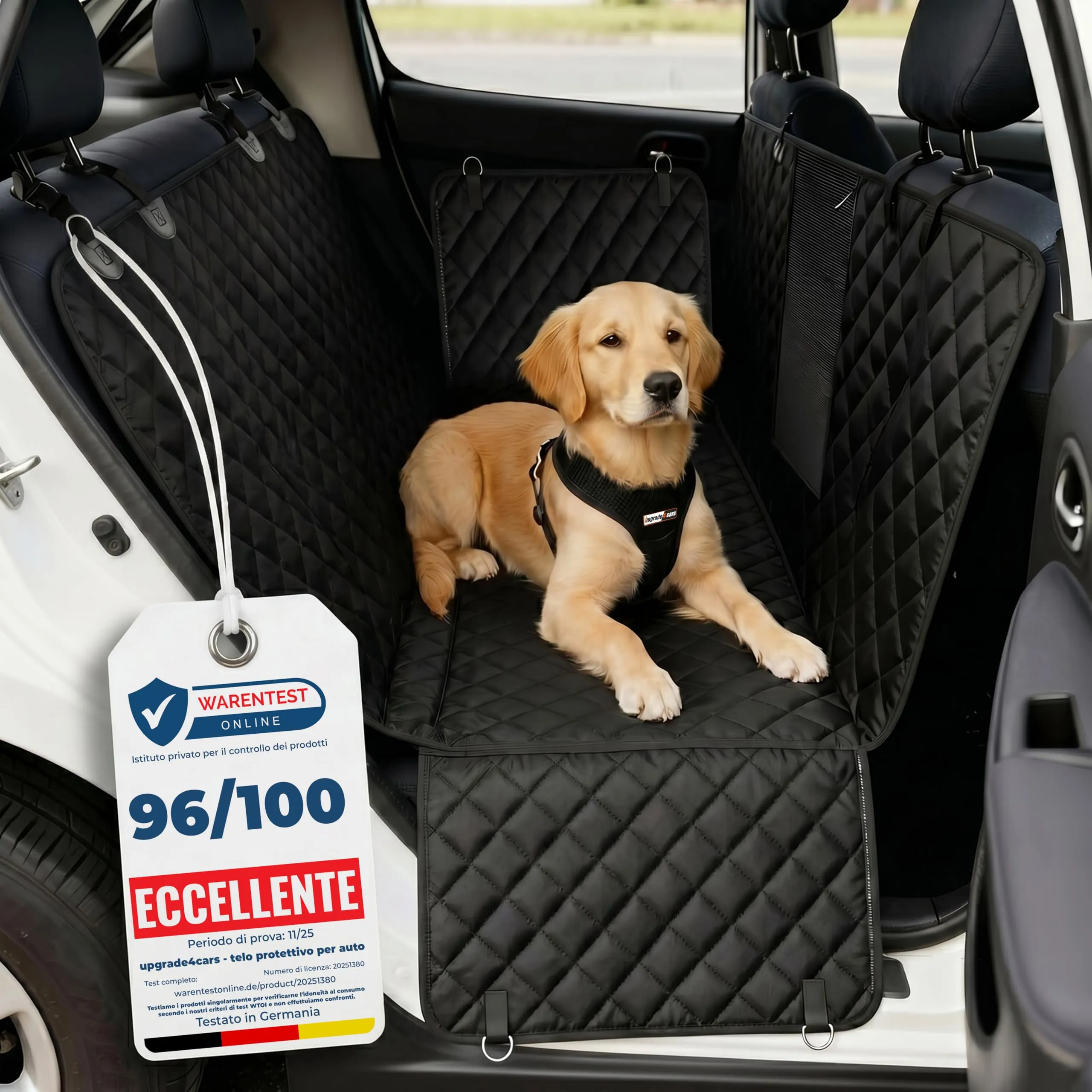 Upgrade4cars Coperta Auto per Cani Impermeabile & Imbottita Accessori - immagine 1