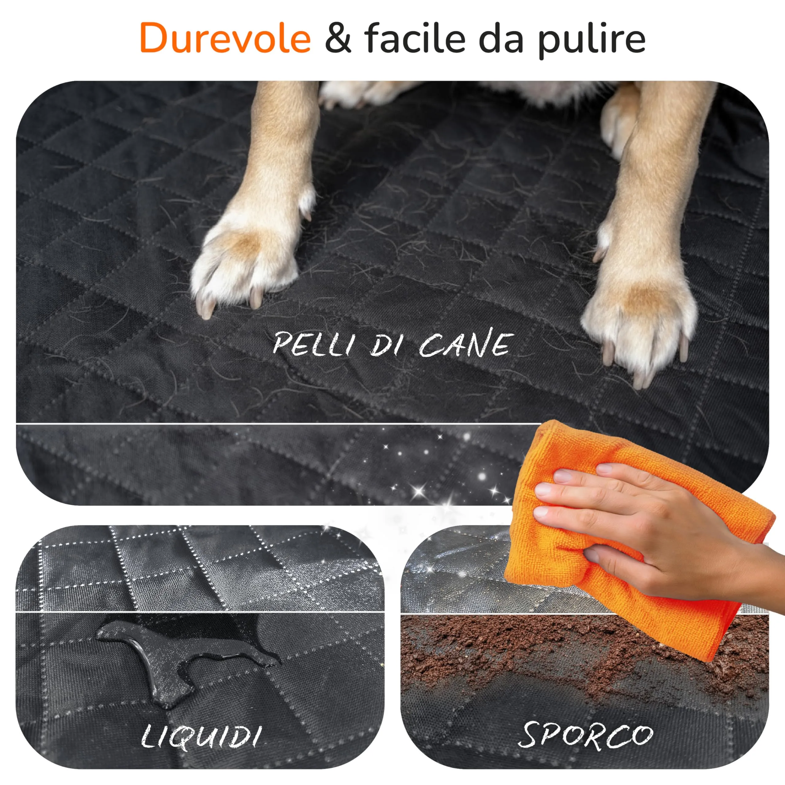 Upgrade4cars Coperta Auto per Cani Impermeabile & Imbottita Accessori - immagine 5
