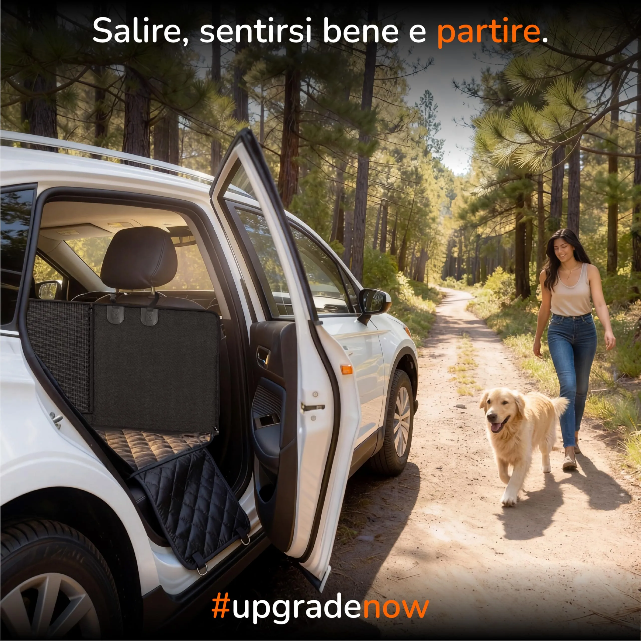 Upgrade4cars Coperta Auto per Cani Impermeabile & Imbottita Accessori - immagine 7