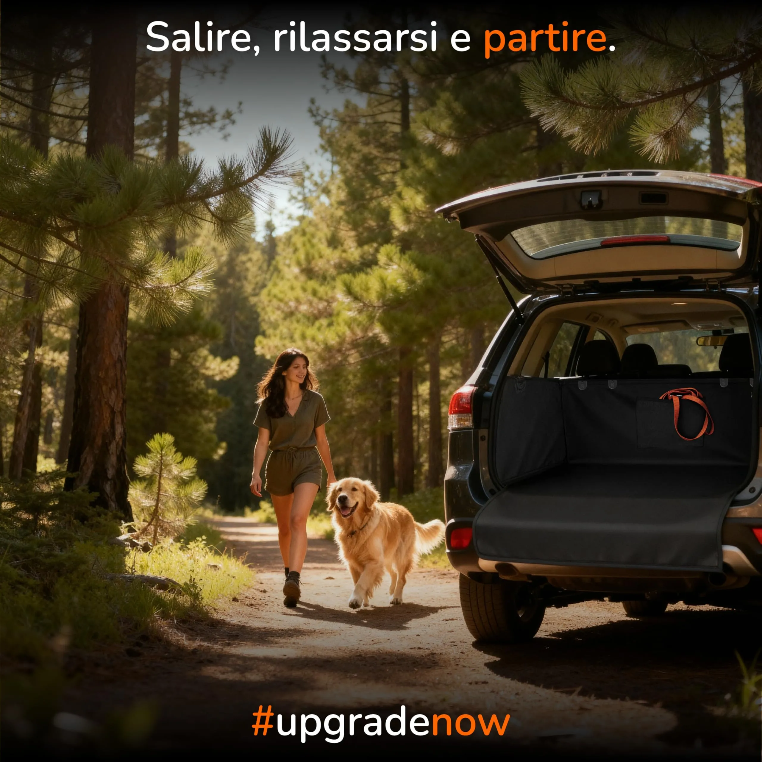 Upgrade4cars Telo Bagagliaio Cani con Protezione Paraurti Accessori Auto - immagine 7