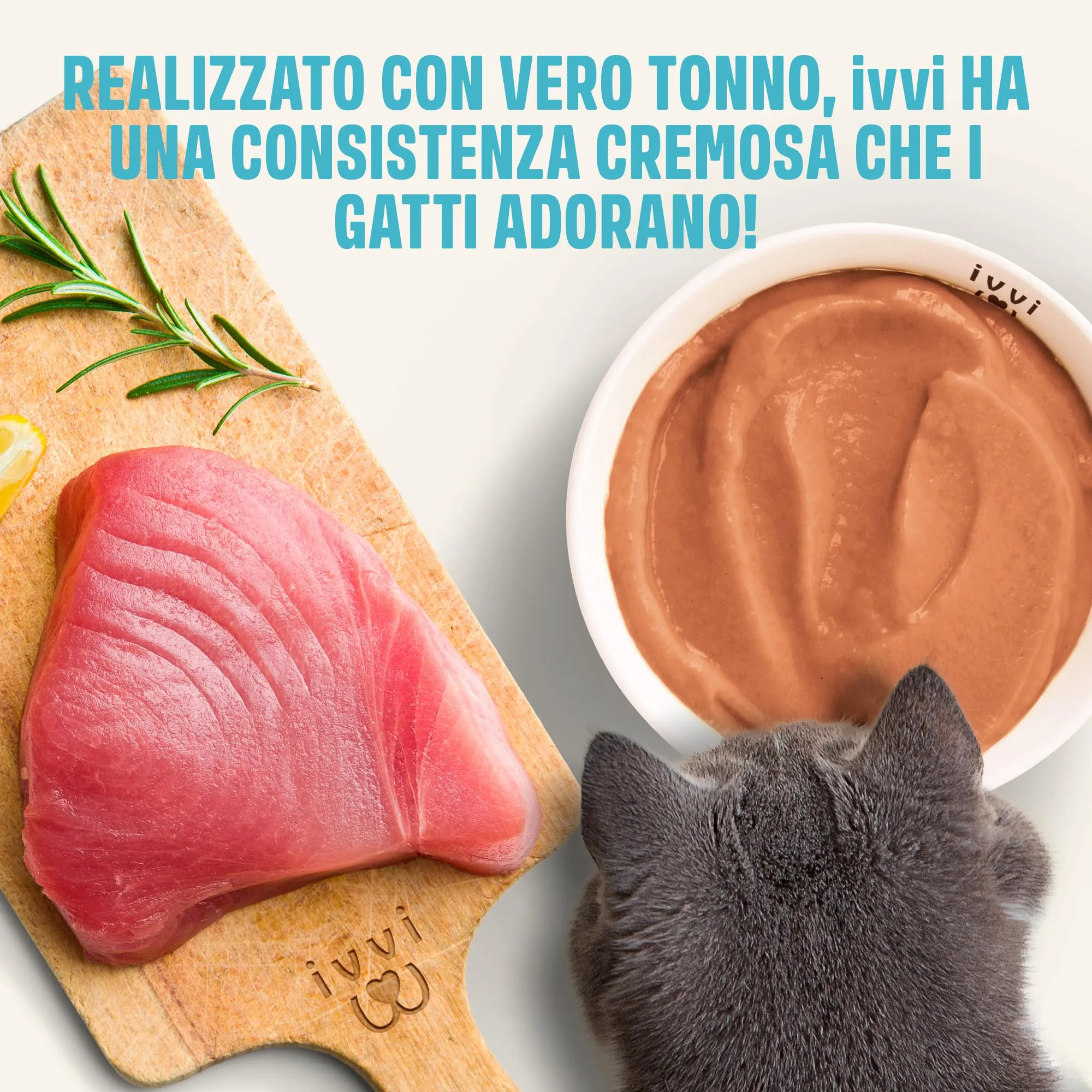 ivvi Essenza Multivitaminica per Gatti – snack cremoso con vero tonno – con vitamine del gruppo B, vitamine A, D3 ed E, biotina, L-lisina, magnesio e cozza verde – 30 x 15 g - immagine 6