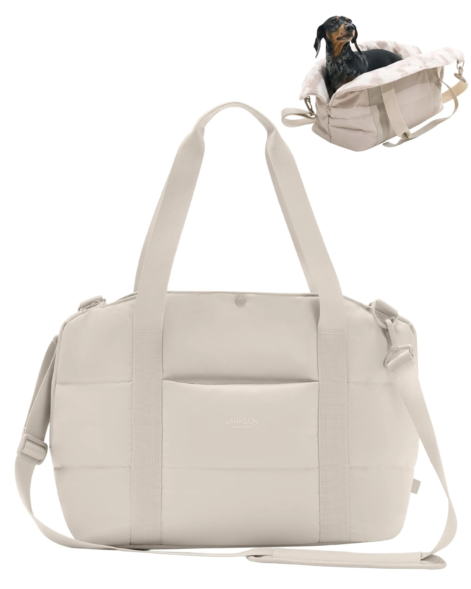LARKSON Borsa per Cani Beige – Frida - immagine 1