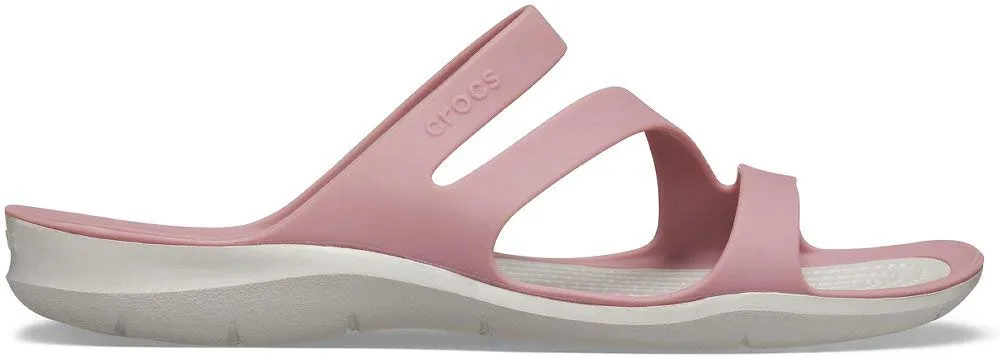 Crocs Women's Swiftwater W Flat Sandal, Cassis Pearl White, 33/34 EU - immagine 2