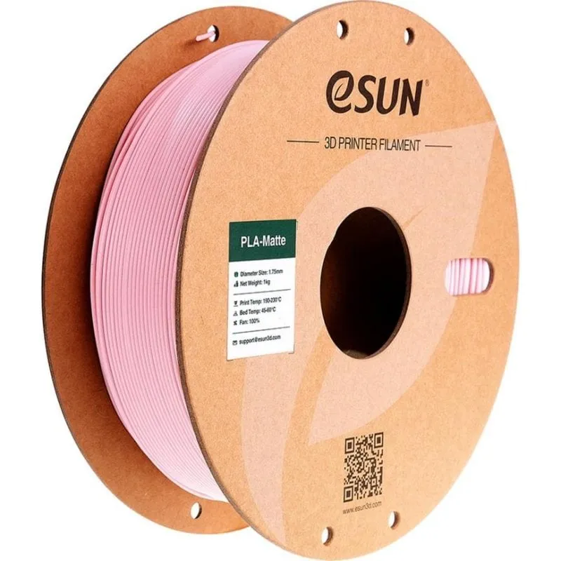 Filamento PLA eSUN PLA-Matte Rosa 1,75 mm Opaco Facile Stampa - immagine 1