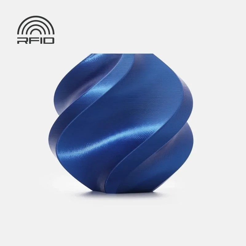 Filamento PLA Bambu Lab A06-B1-1.75-1000-SPL Blu 1,75 mm Silk Plus Facile Stampa - immagine 1