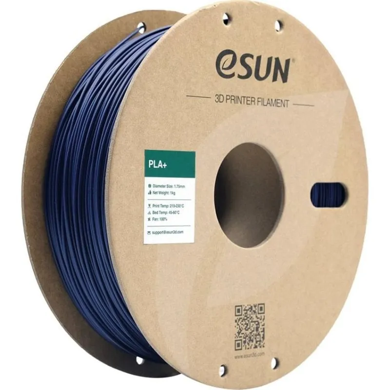 Filamento PLA+ eSUN PLA+175D-U1P1 Blu 1,75 mm Alta Tenacità Compatibile - immagine 1