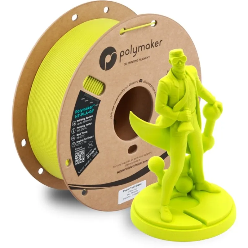 Filamento HT-PLA-GF Polymaker PA18008 Naturale 1,75 mm Alta Resistenza Termica - immagine 1