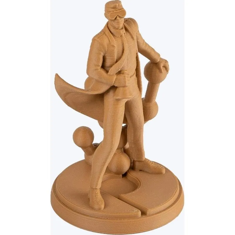 Filamento PLA Polymaker Panchroma Matte Marrone 1,75 mm Superficie Mate Facile Stampa - immagine 1
