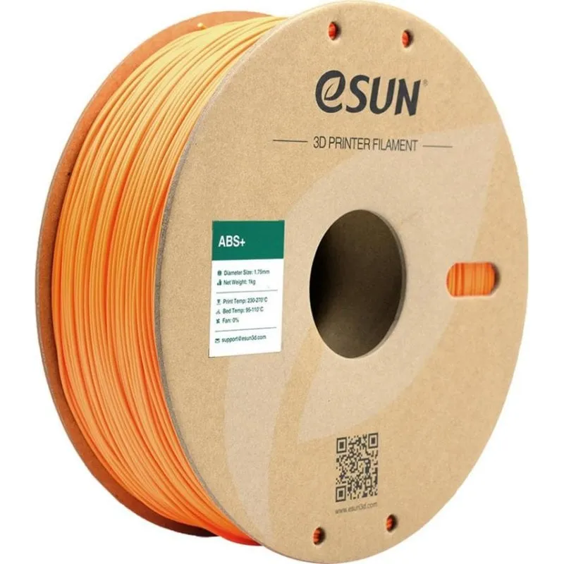 Filamento ABS eSUN ABS+ ABS+175O1P1 Arancione 1,75 mm Robusto Bassa Emissione Odori - immagine 1