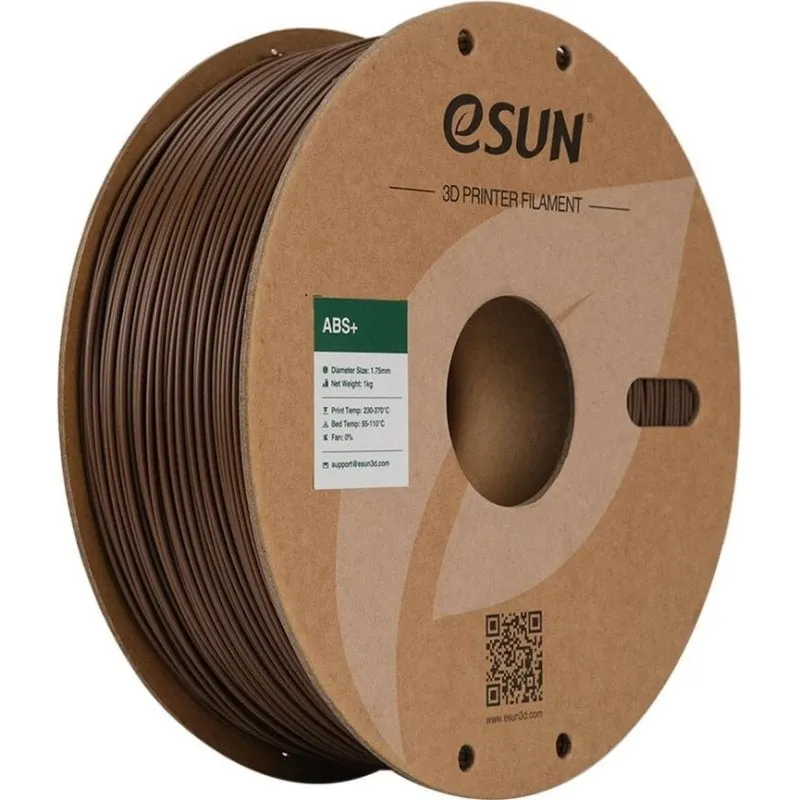 Filamento ABS+ eSUN ABS+175C1P1 Marrone 1,75 mm Alta Resistenza Bassa Emissione - immagine 1