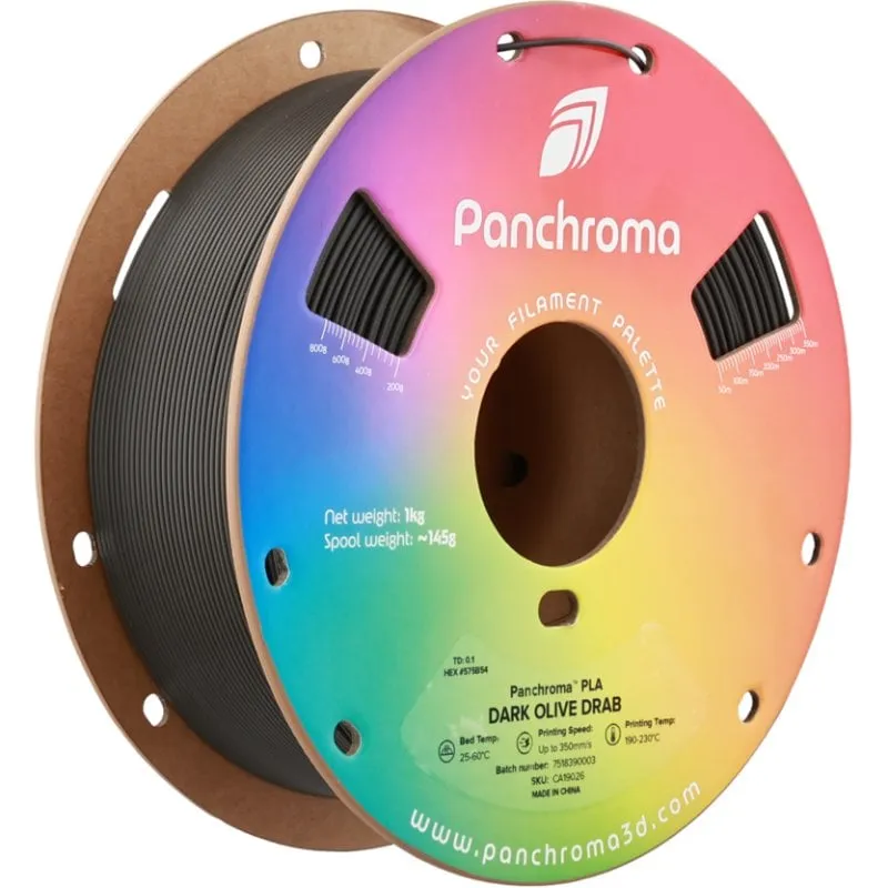 Filamento PLA Polymaker Panchroma Basic Marrone 1,75 mm Alta Velocità Finitura Liscia - immagine 1
