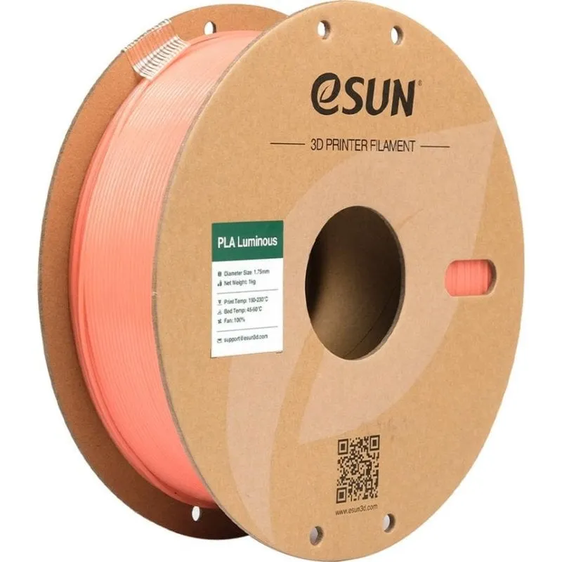 Filamento PLA eSUN PLA-LM175CL-U1P1 Arancione Luminoso 1,75 mm Effetto Visuale - immagine 1
