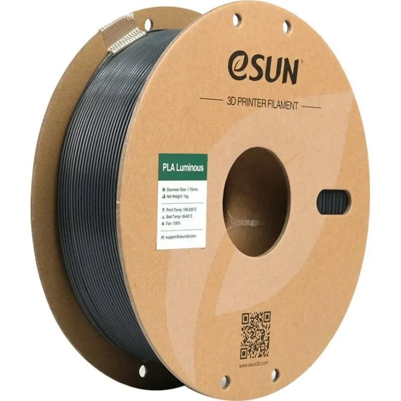 Filamento PLA eSUN PLA-LM175CL-G1P1 Verde 1,75 mm Luminoso Facile Stampa - immagine 1