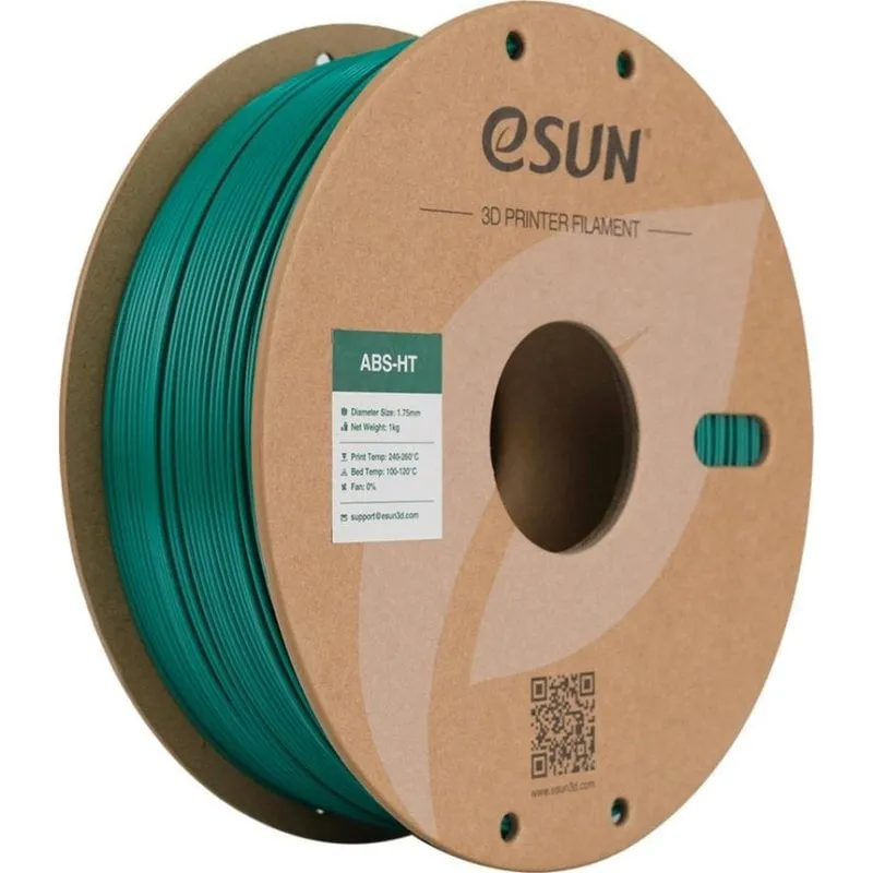 Filamento ABS eSUN ABS-HT175G1TZ1 Verde 1,75 mm Alta Temperatura Durezza - immagine 1