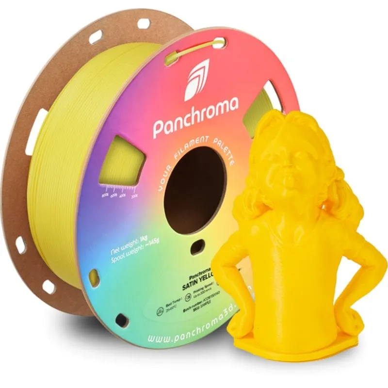 Filamento PLA Polymaker Panchroma CA05010 Giallo 1,75 mm Satinato Facile Stampa - immagine 1