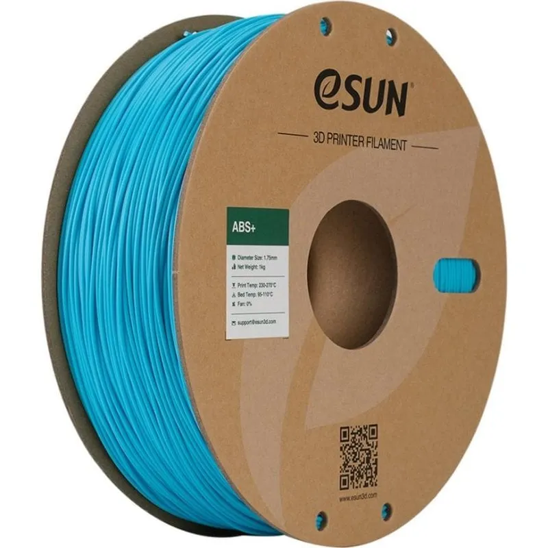 Filamento ABS+ eSUN ABS+175Q-U1P1 Blu 1,75 mm Resistente Facile Stampa - immagine 1