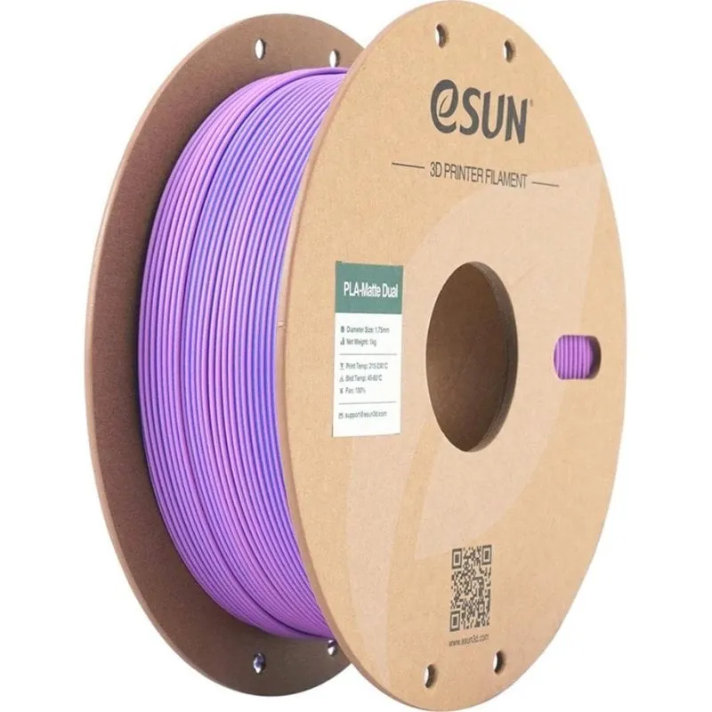 Filamento PLA eSUN PLA-Matte Dual Multicolor 1,75 mm Bicolore Opaco Facile Stampa - immagine 1