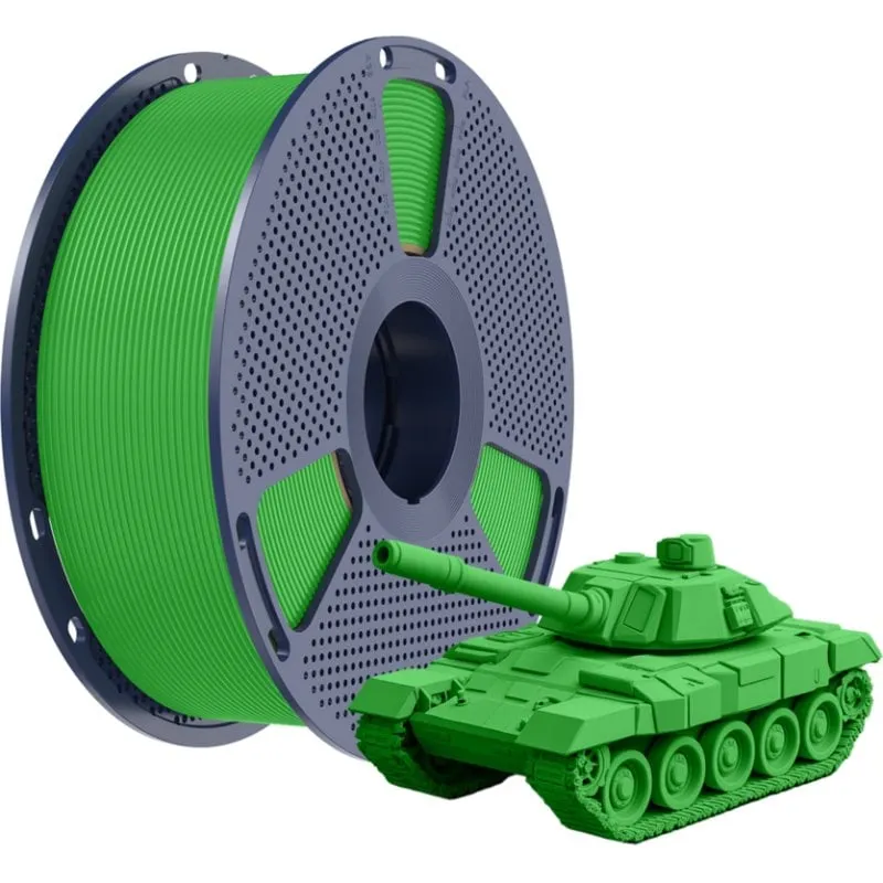 Filamento PLA+ SUNLU 6933582314477 Verde 1,75 mm Alta Velocita Super Resistente - immagine 1